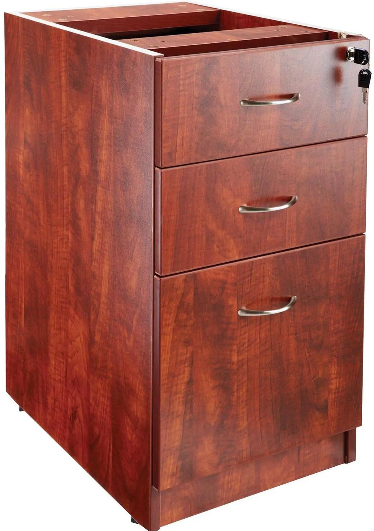 Main image of Lorell Fixed Pedestal B/B/F 16"x22"x28-1/4" Cherry 69604