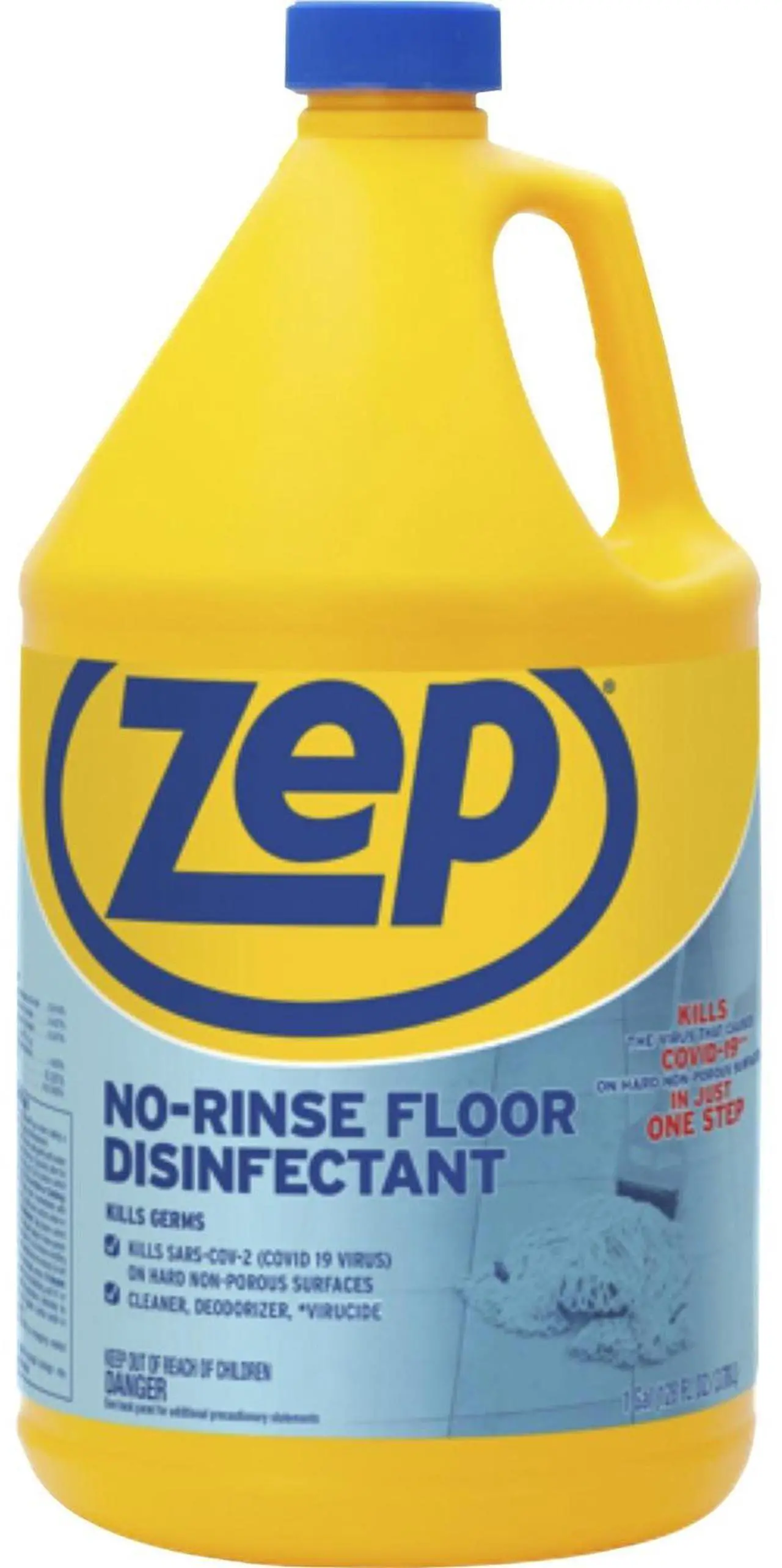 Alt view image 9 of 9 - Zep Commercial No Rinse Floor Disinfectant 4 EA/CT