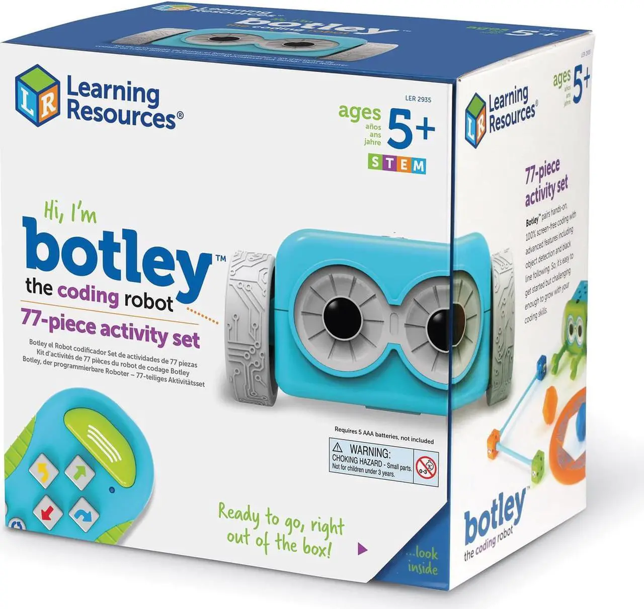 Main image of Learning Resources Activity Set Coding Robot 9"Wx9"Lx6-1/5"H Multi LER2935