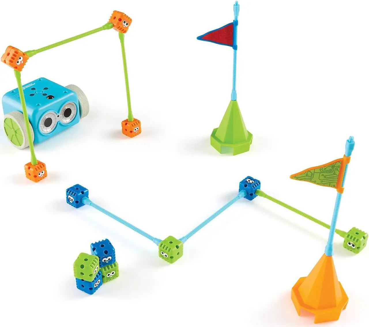 Alt view image 13 of 18 - Learning Resources Activity Set Coding Robot 9"Wx9"Lx6-1/5"H Multi LER2935