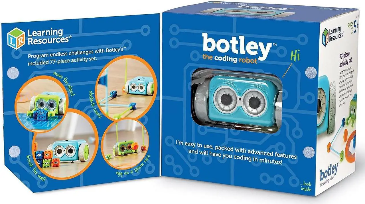 Alt view image 16 of 18 - Learning Resources Activity Set Coding Robot 9"Wx9"Lx6-1/5"H Multi LER2935