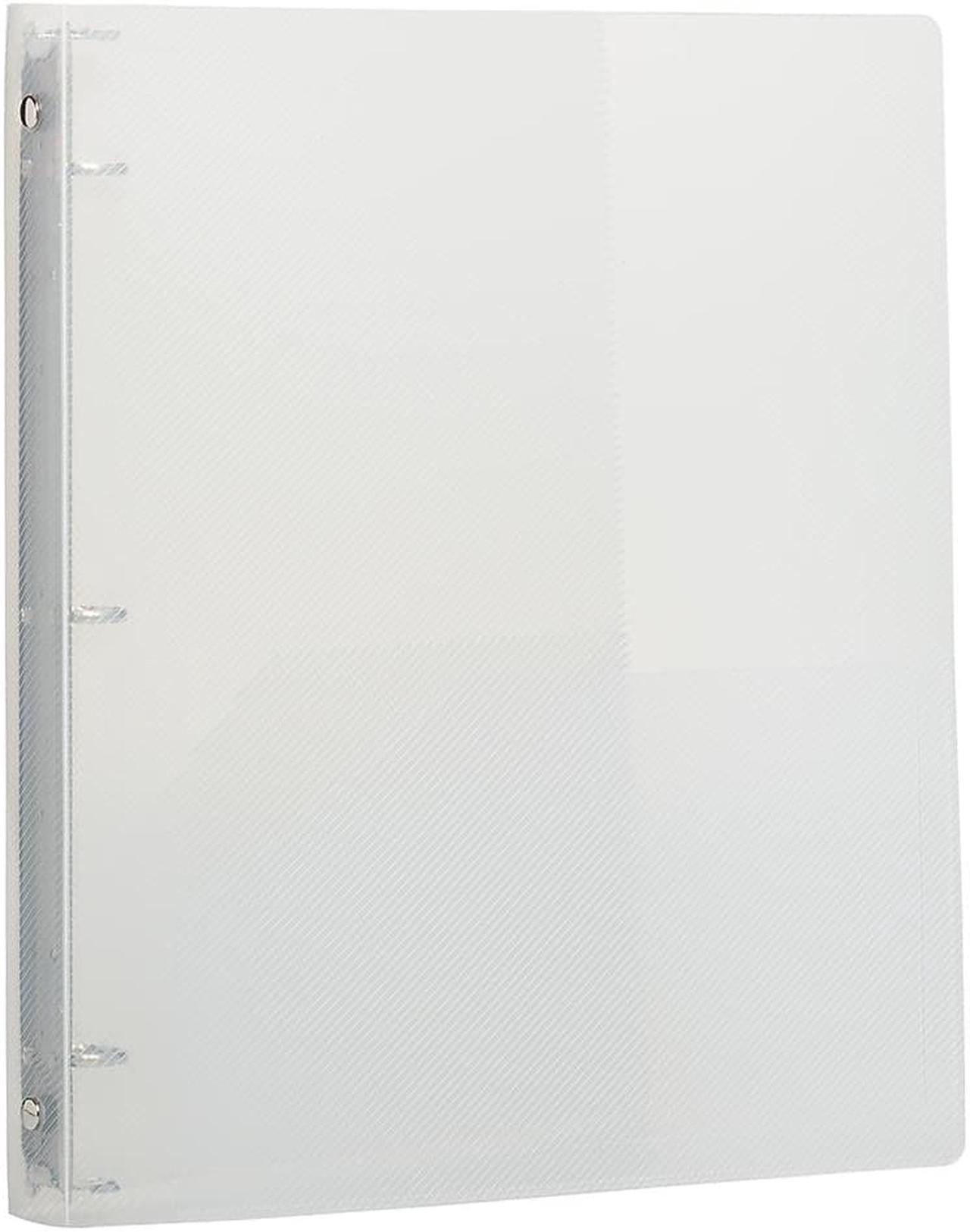 Alt view image 3 of 6 - JAM Paper Standard 3/4" 3-Ring Flexible Poly Binder Clear (750T1CL)