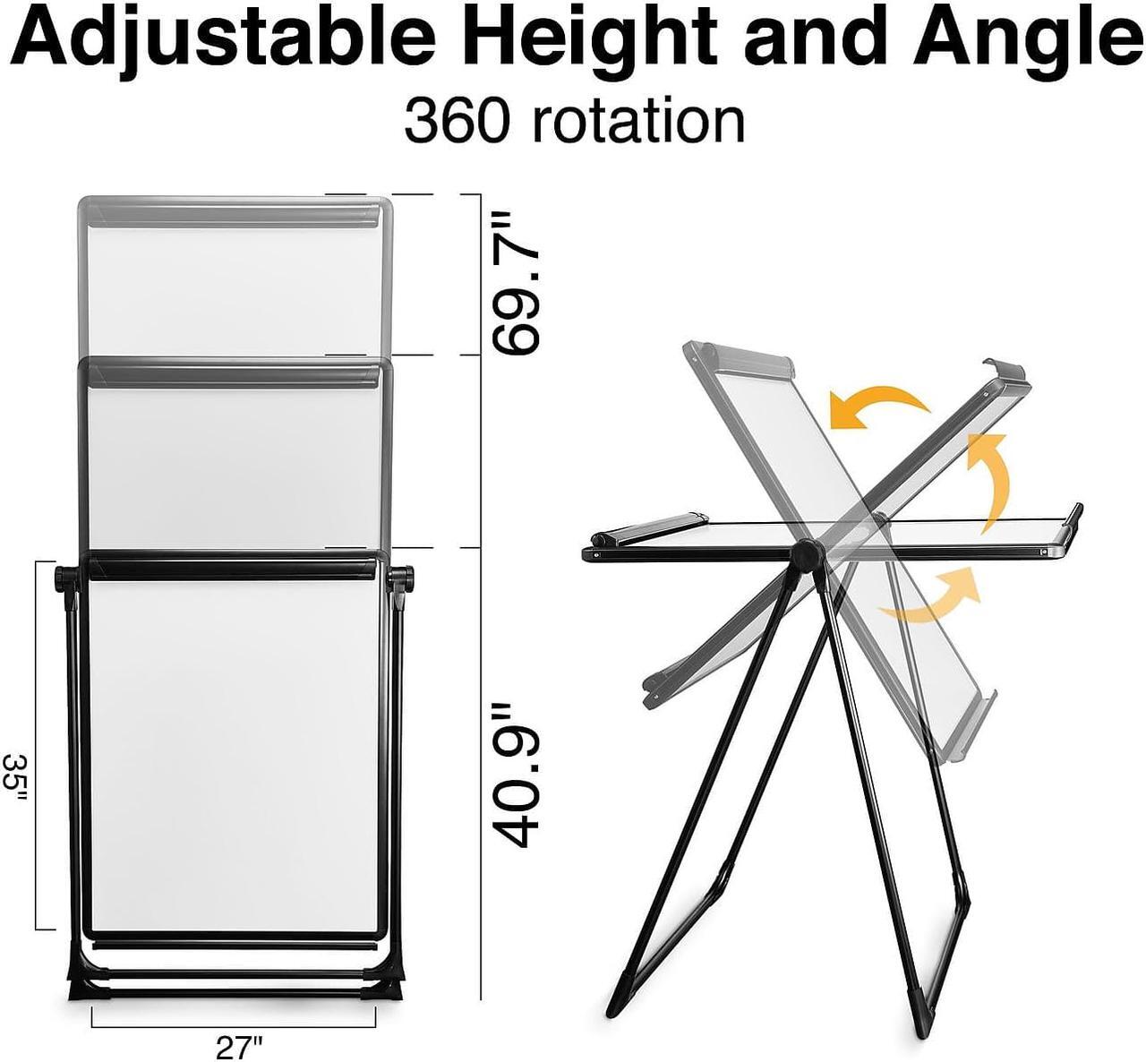 Alt view image 3 of 7 - Staples Flip Chart Easel Black Steel (28216US/50444US) 61293-CC