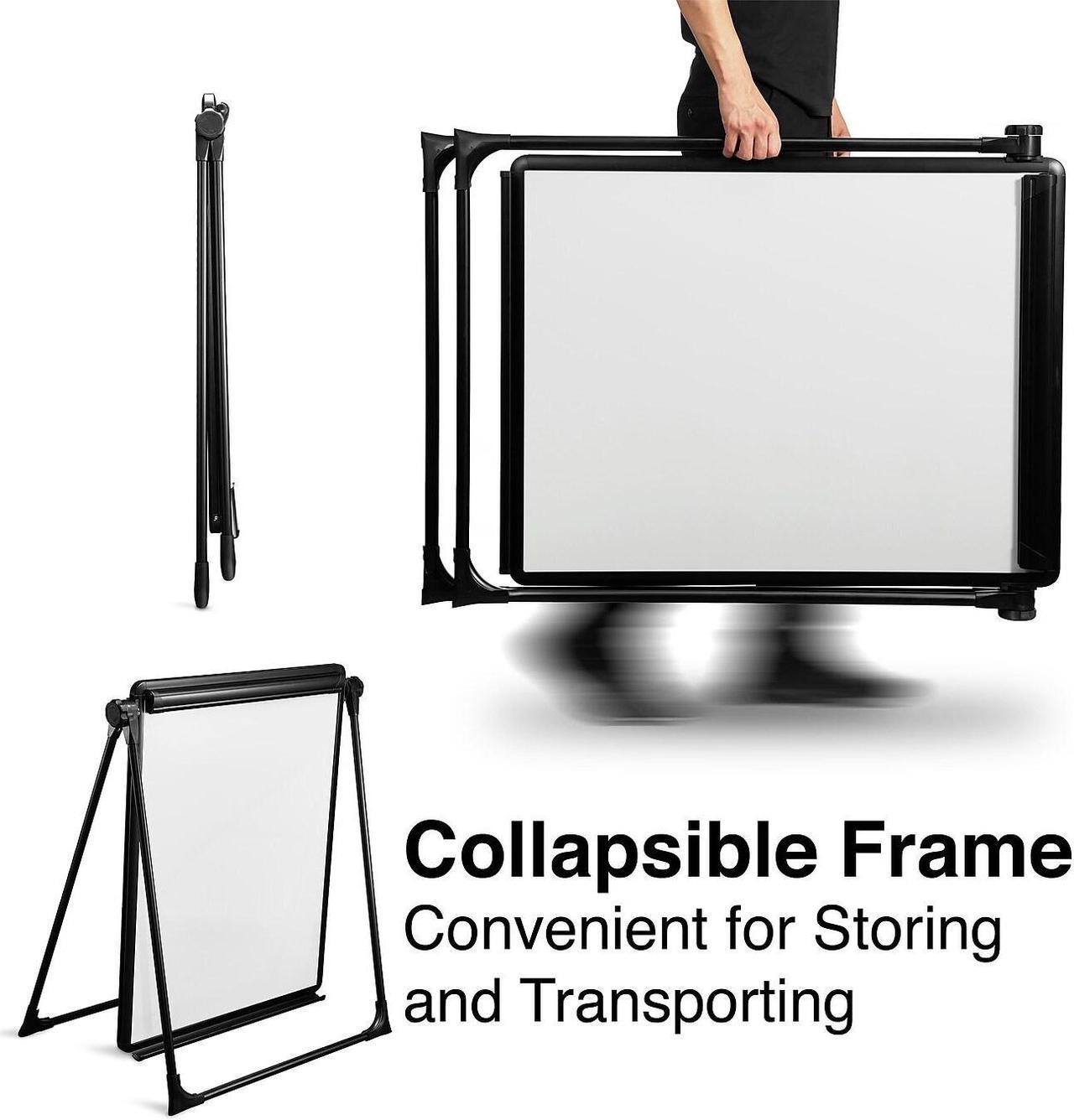 Alt view image 5 of 7 - Staples Flip Chart Easel Black Steel (28216US/50444US) 61293-CC