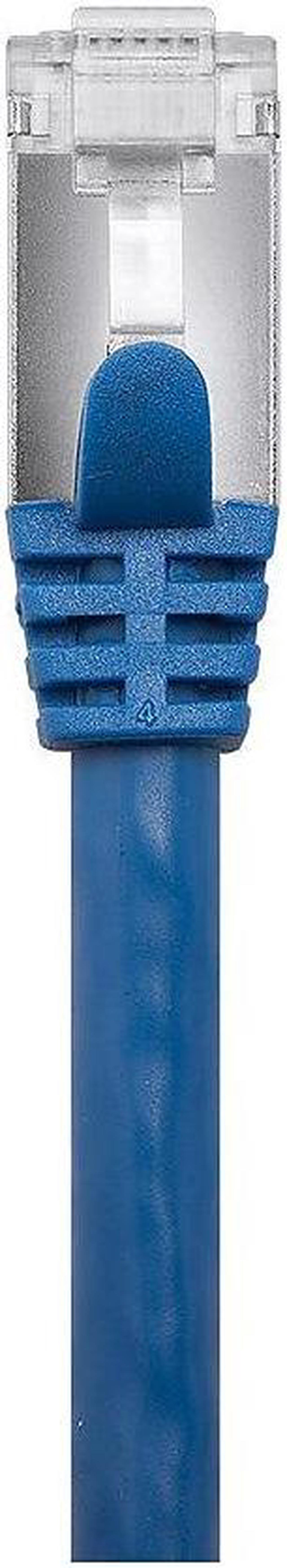 Alt view image 18 of 20 - Monoprice Cat7 Ethernet Patch Cable - 10 Feet - Blue | Network Internet Cord - Flexboot RJ45 Stranded 600Mhz S/FTP CMX Pure Bare Copper Wire 26AWG - Entegrade Series