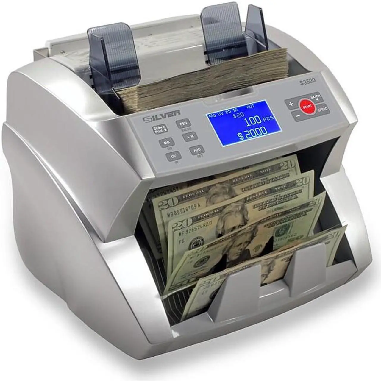 Main image of SILVER by AccuBANKER S3500 Flex Bill Counter (AB3500)