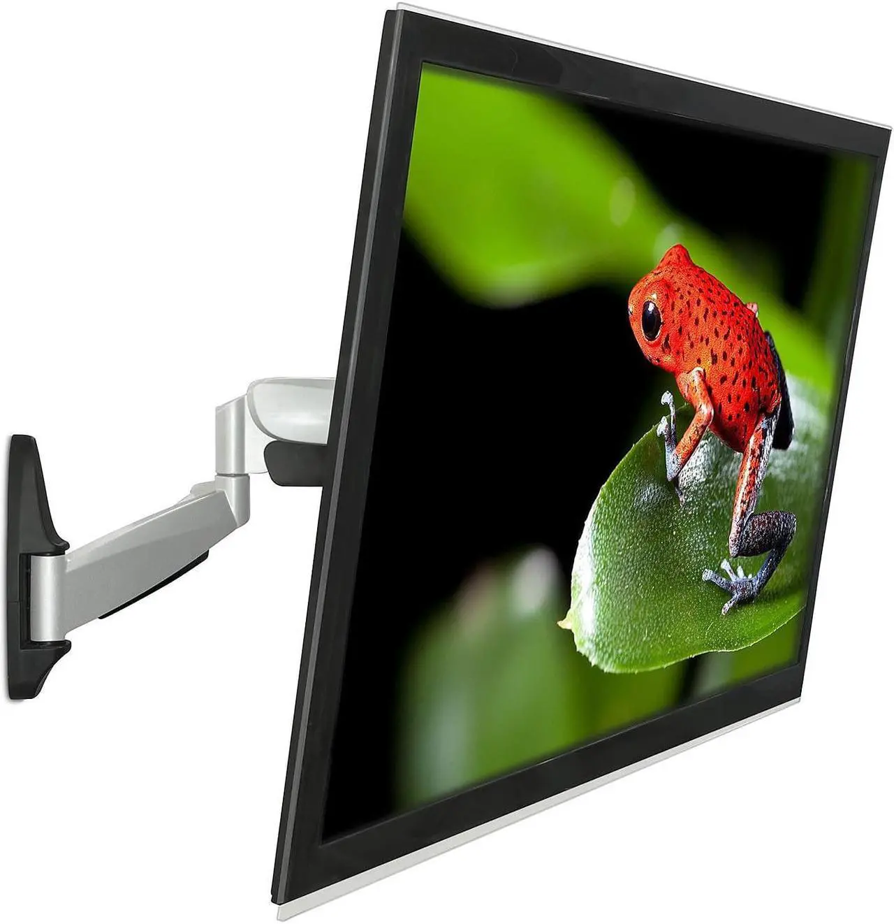 Alt view image 9 of 13 - Mount-It! Height Adjustable TV Wall Mount Bracket with Full Motion Gas Spring Arm for 28" to 47" TVs (MI-442)