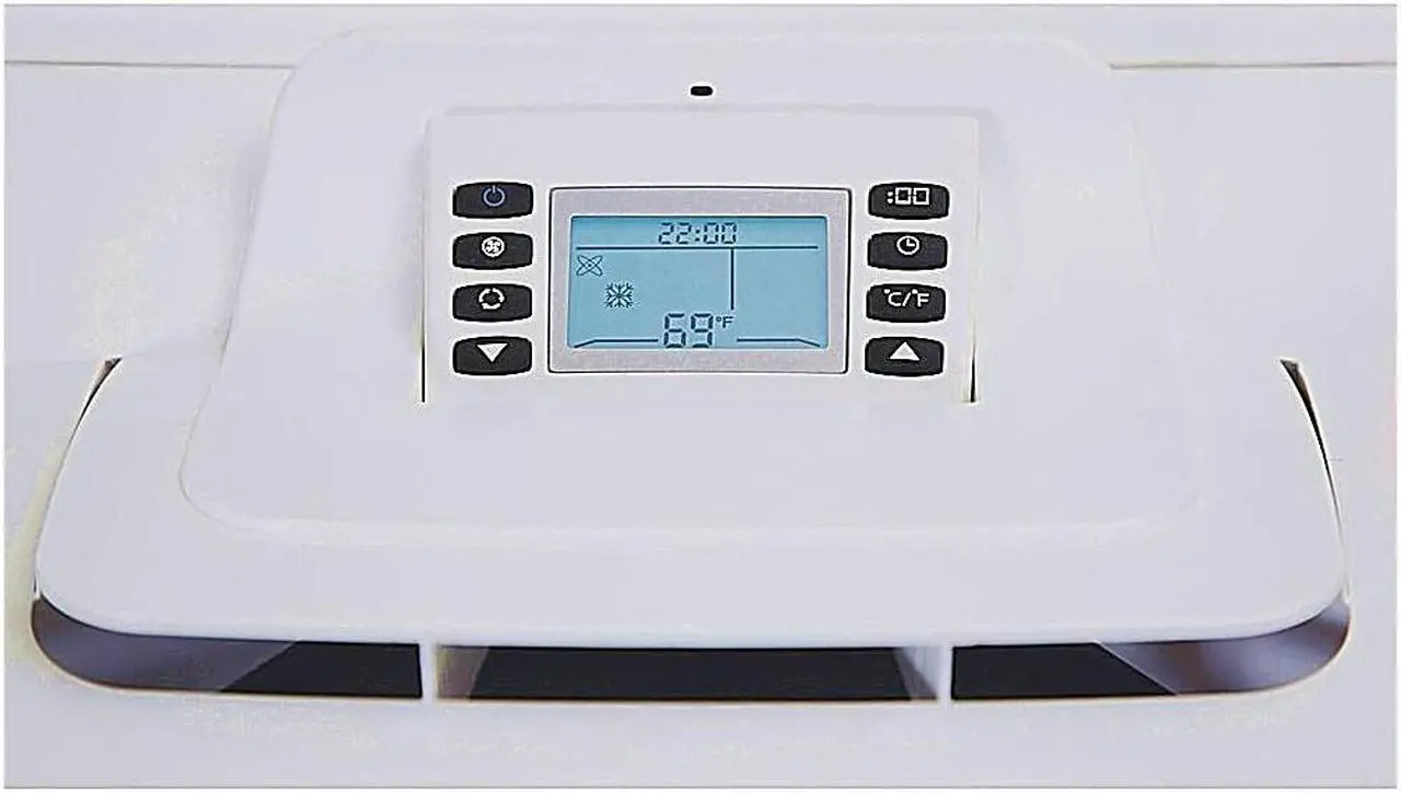 Alt view image 19 of 20 - Whynter ARC-110WD Eco-friendly 11000 BTU Dual Hose Portable Air Conditioner, White