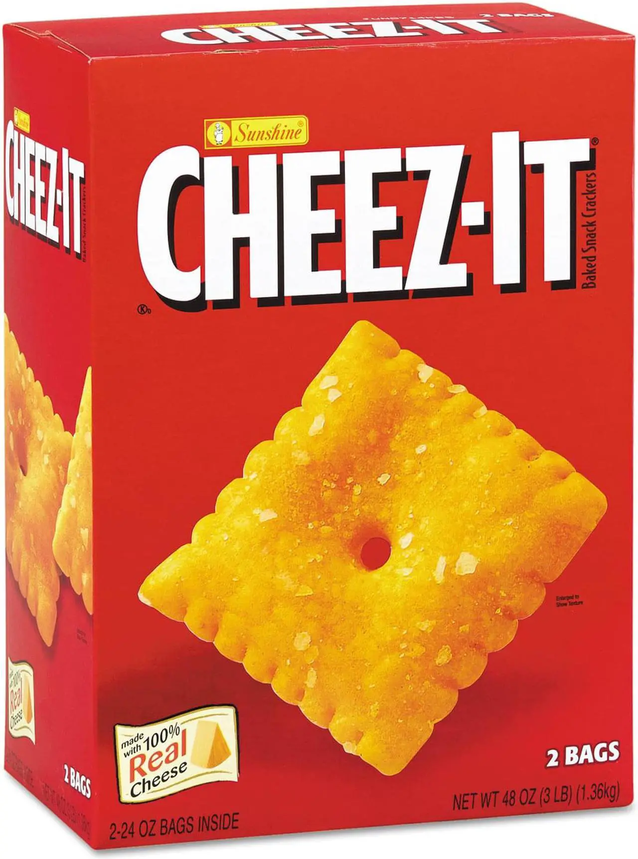 Alt view image 5 of 8 - Kellogg's Cheez-it Crackers Original 48 oz Box 2410010200