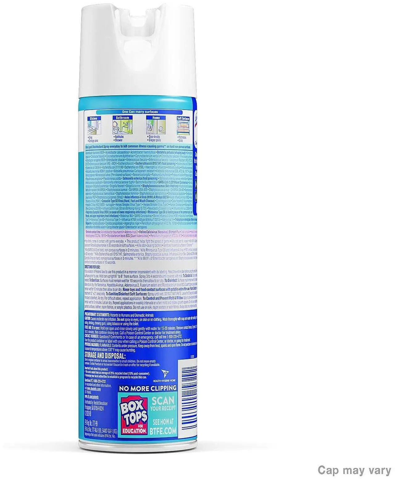 Alt view image 17 of 20 - Lysol Disinfectant Spray Crisp Linen Scent 19oz Aerosol 79329