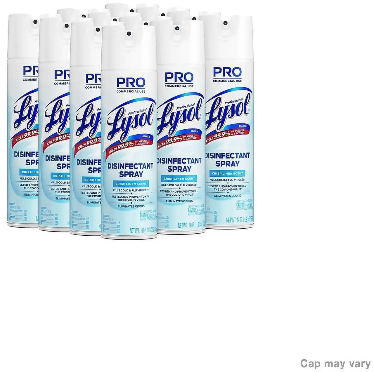 Alt view image 20 of 20 - Lysol Disinfectant Spray Crisp Linen Scent 19oz Aerosol 79329