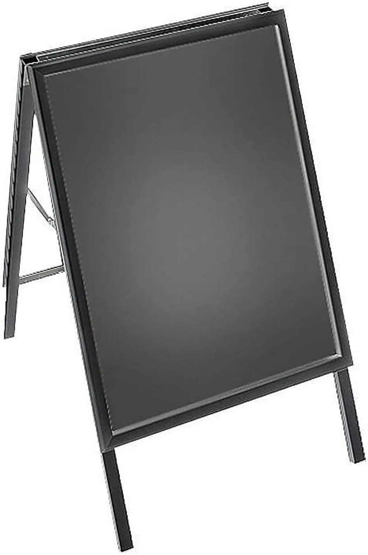 Main image of Azar A-Board Sign in Black. Slide-In Frame Size: 22"W x 28"H 300246