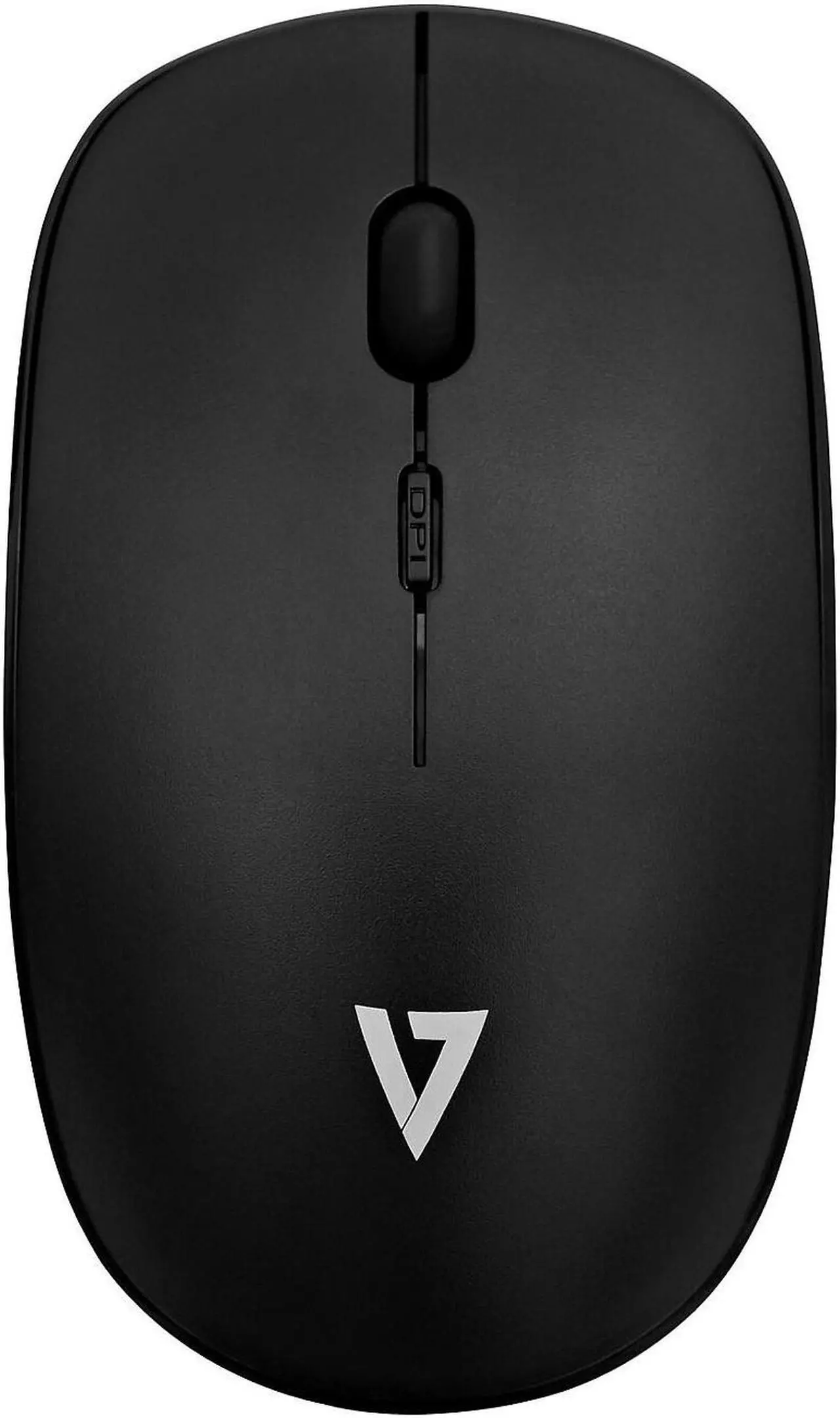 Alt view image 5 of 11 - V7 MW200-1E Black 4 Buttons Tilt Wheel RF Wireless Optical 1600 dpi Low Profile Mouse
