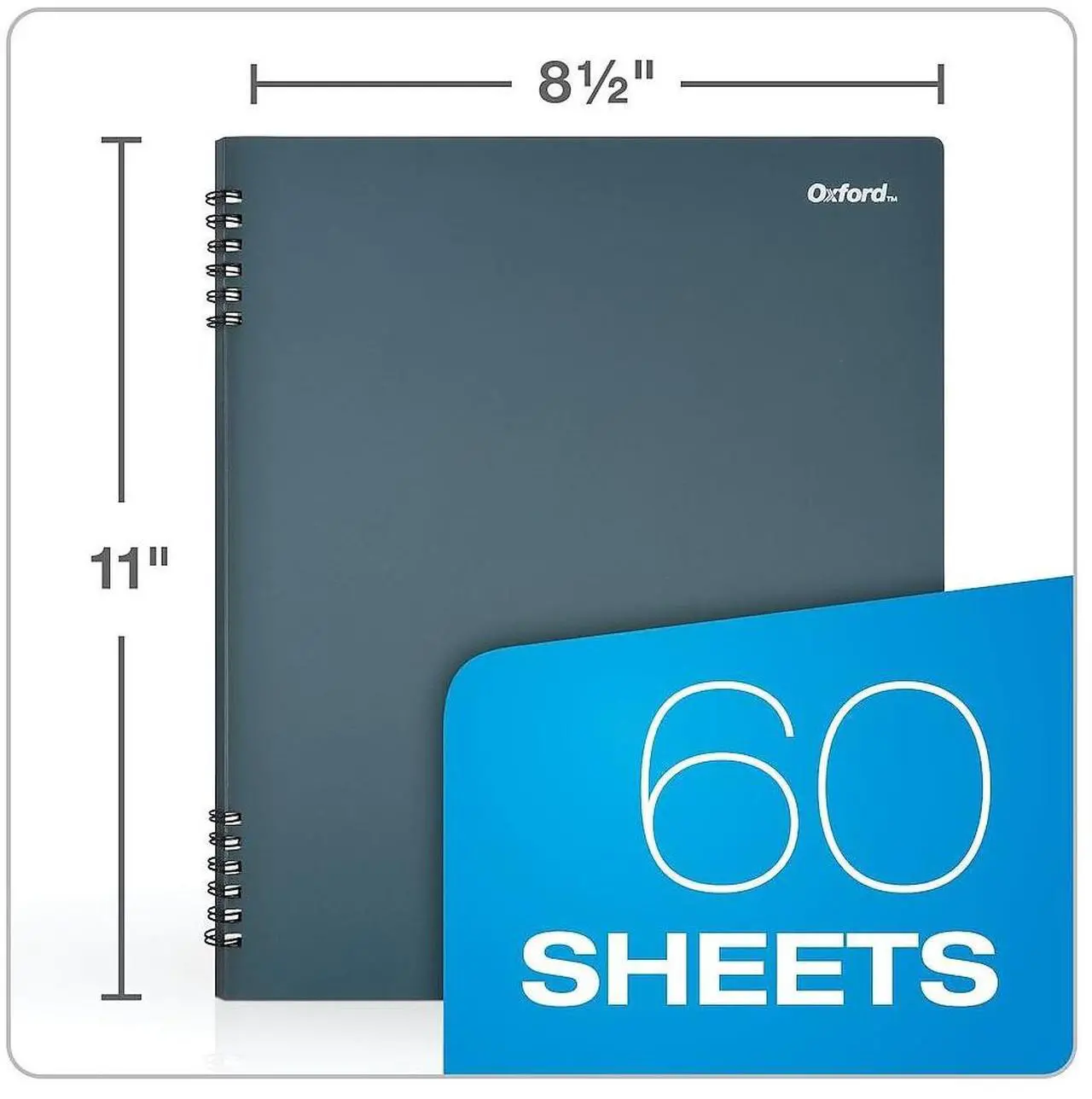 Alt view image 9 of 9 - Notebook Stone Paper 60 Sheets 9"x11" Blue Cover