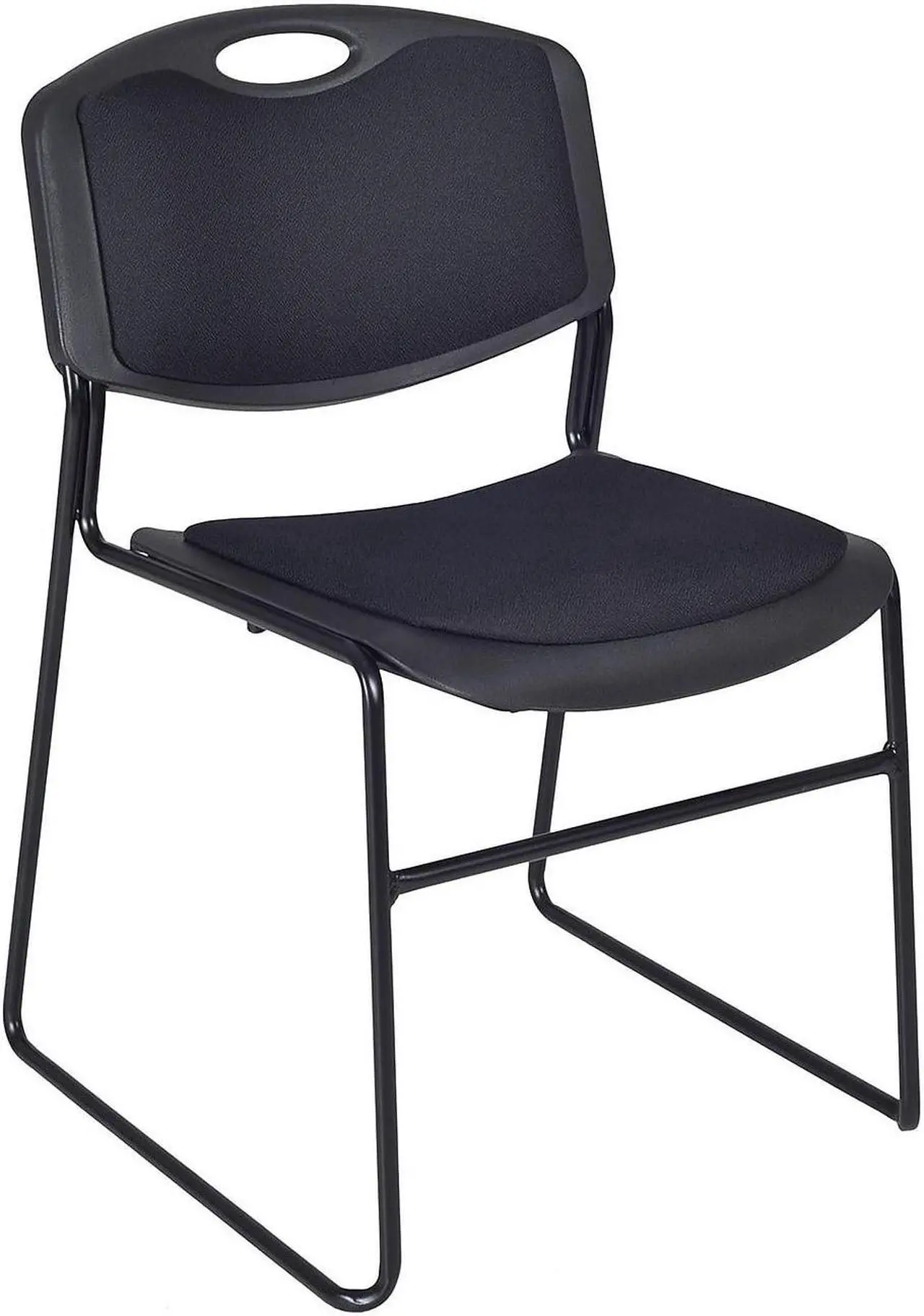 Alt view image 2 of 11 - National Public Seating Commercialine Vinyl Padded Steel Folding Chair, Beige (Pack of 4)