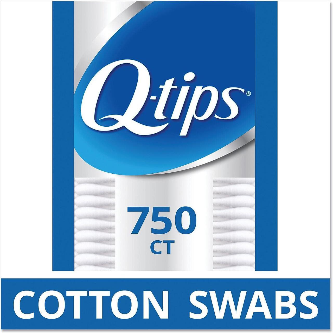 Alt view image 10 of 14 - Q-tips Cotton Swabs 750/Pack 09824PK