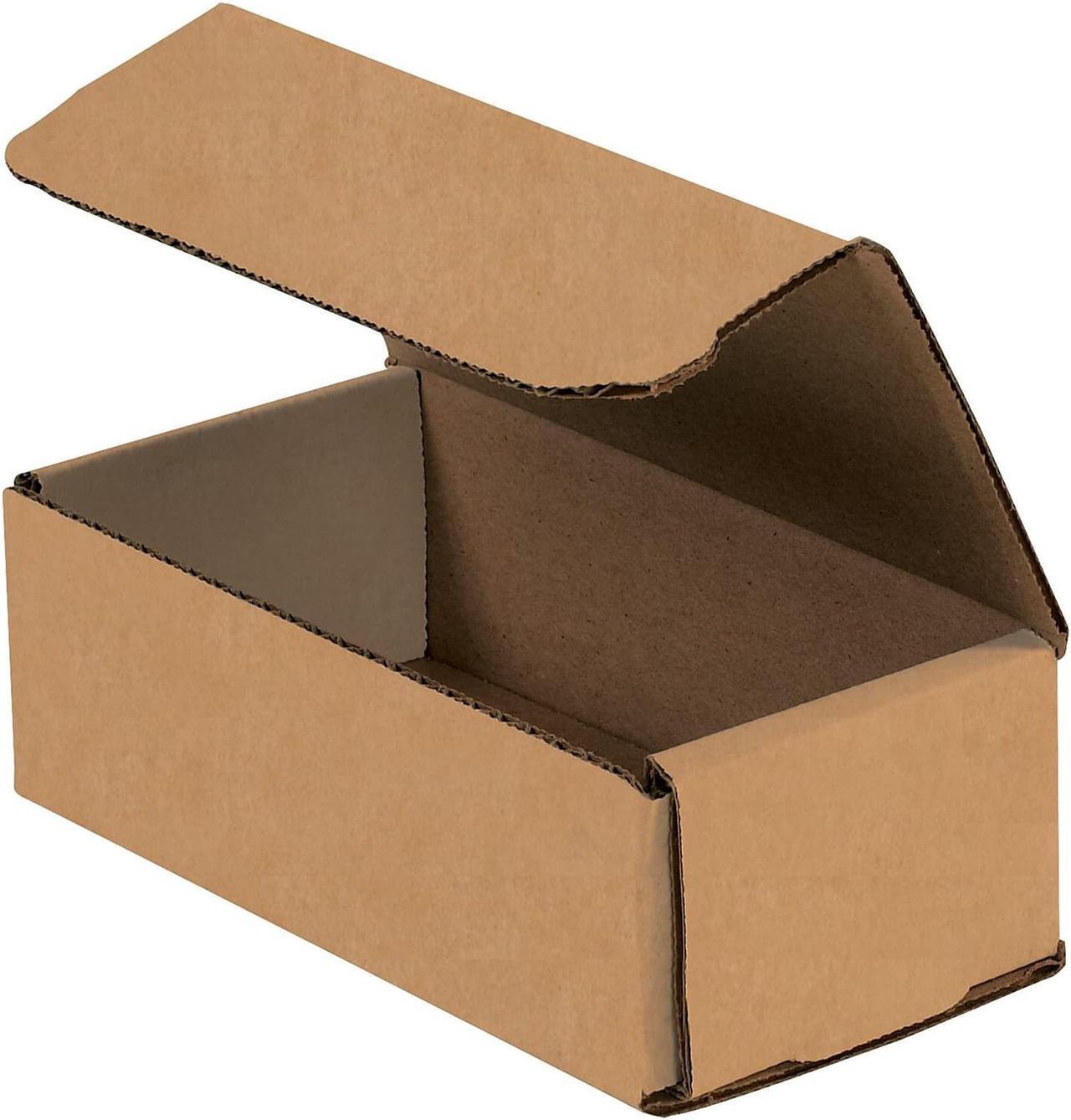 Alt view image 7 of 7 - Box Partners Corrugated Mailers 6" x 3" x 2" Kraft 50/Bundle M632K