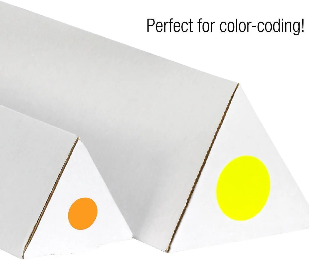 Alt view image 4 of 6 - Tape Logic Removable Labels 1" Circle White 500 /Roll (DL1389WH)