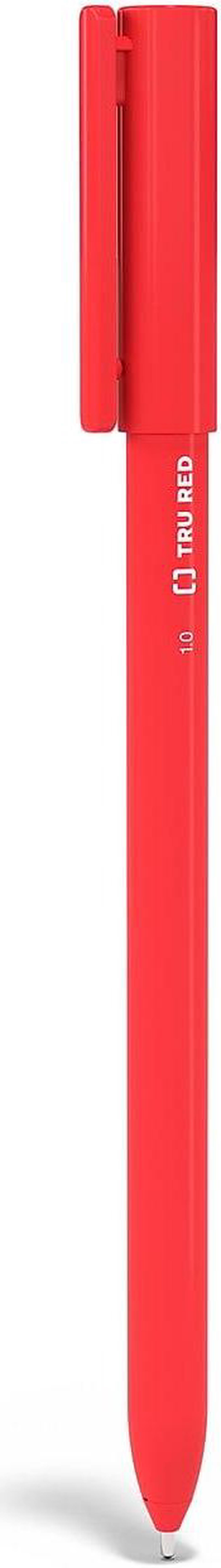 Alt view image 2 of 8 - TRU RED Ballpoint Pen Medium Point 1.0mm Red Dozen 52859