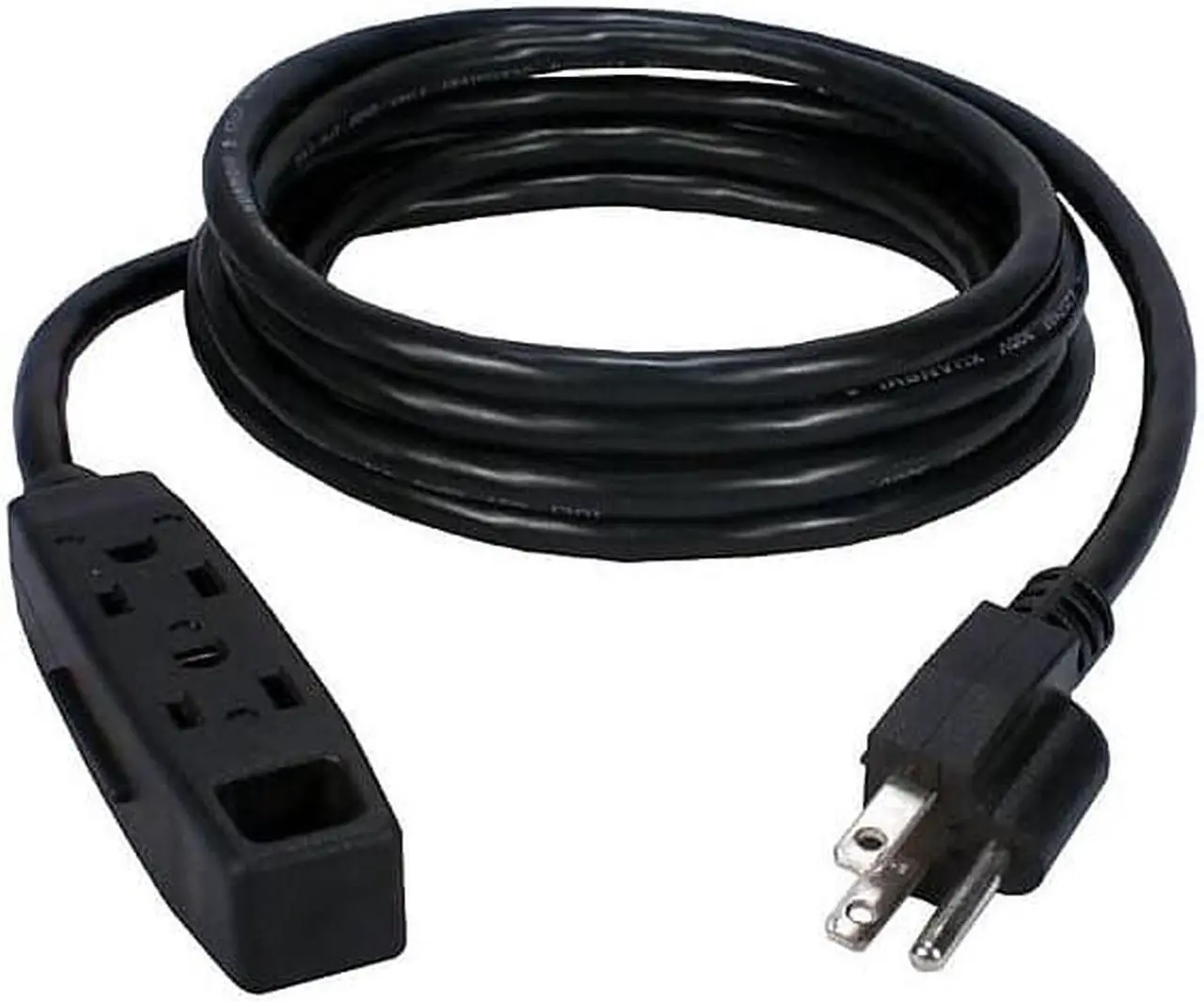 Alt view image 11 of 15 - QVS PC3PX-10 3 Outlets Power Strip 125V Input Voltage 10 ft. Cord Length