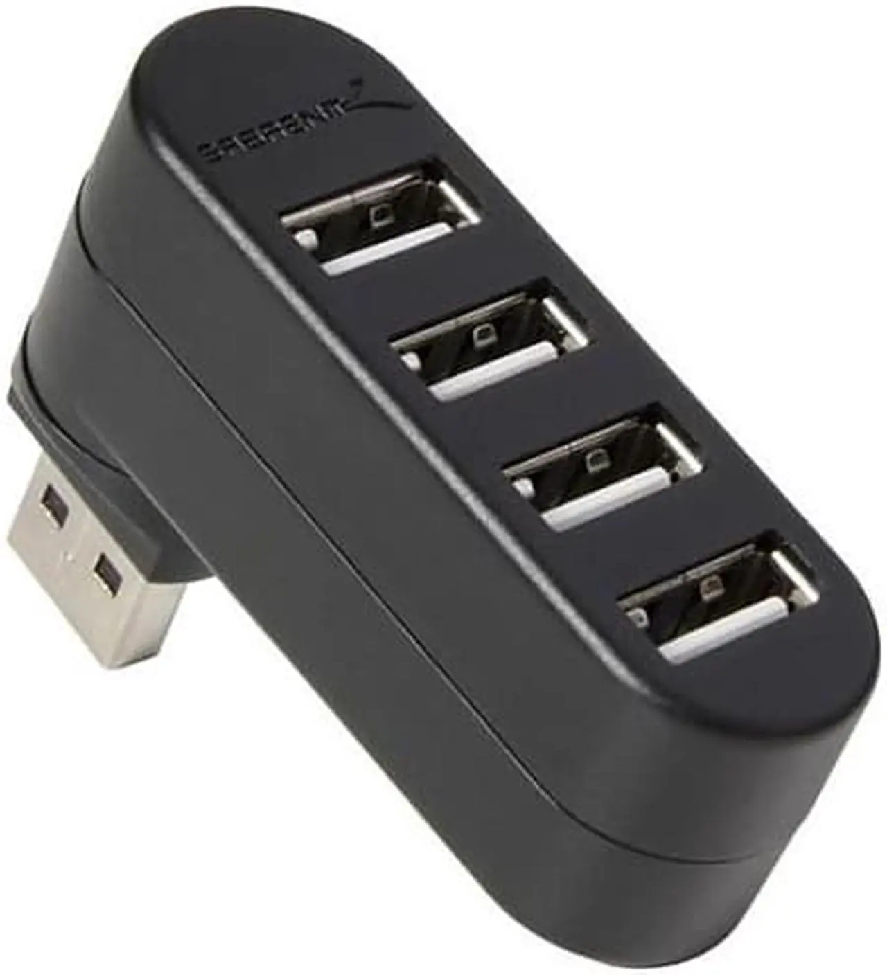 Alt view image 18 of 20 - Sabrent 4-Port USB 2.0 Hub [90°/180° Degree Rotatable] (HB-UMN4)