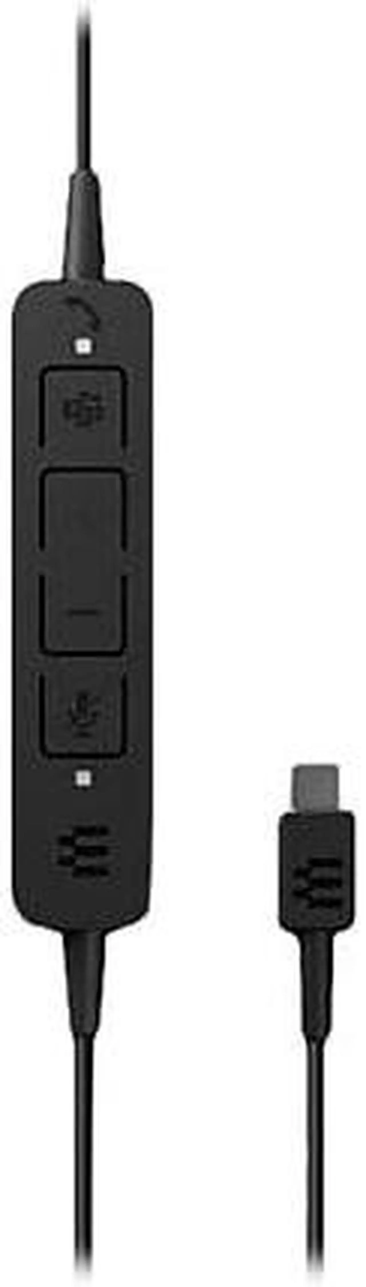 Alt view image 14 of 15 - EPOS | Sennheiser Adapt 130 USB II (1000913) - Wired, Single-Sided, UC Optimized Headset with USB Connectivity - Superior Sound - Enhanced Comfort, Call Control - Black