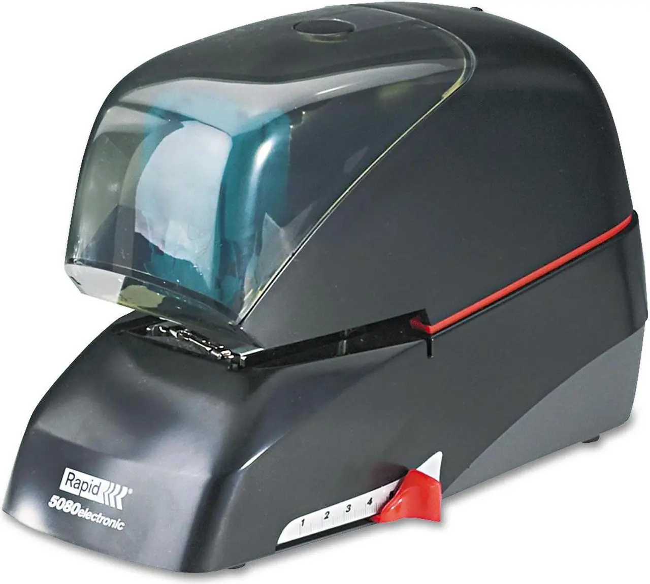 Alt view image 4 of 10 - Rapid 5080e Heavy-Duty Flat Clinch Electric Stapler 90-Sheet Capacity Black 90147