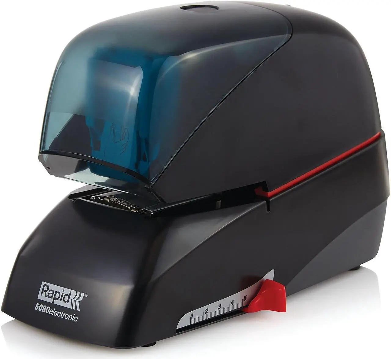 Alt view image 5 of 10 - Rapid 5080e Heavy-Duty Flat Clinch Electric Stapler 90-Sheet Capacity Black 90147