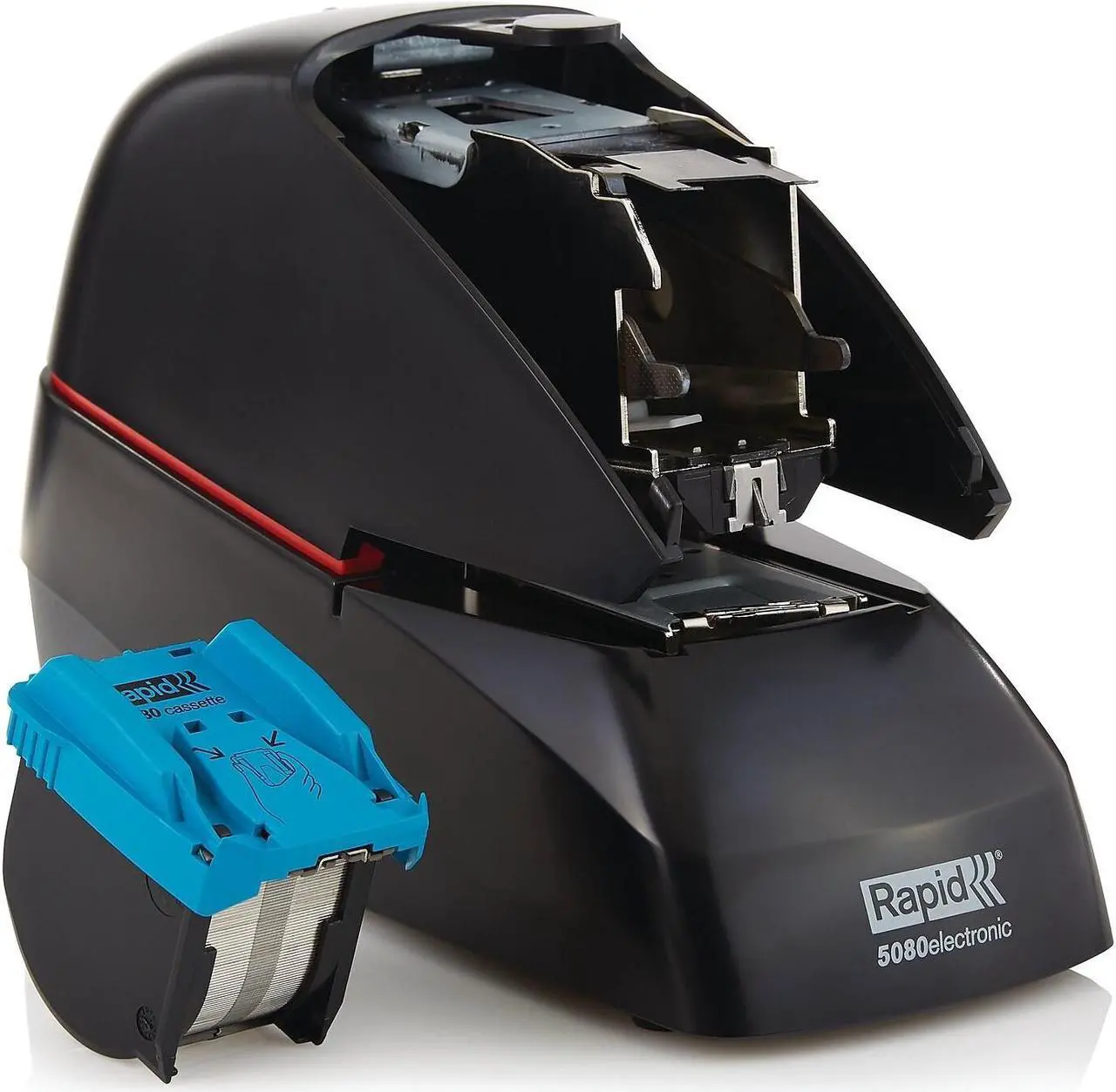 Alt view image 9 of 10 - Rapid 5080e Heavy-Duty Flat Clinch Electric Stapler 90-Sheet Capacity Black 90147