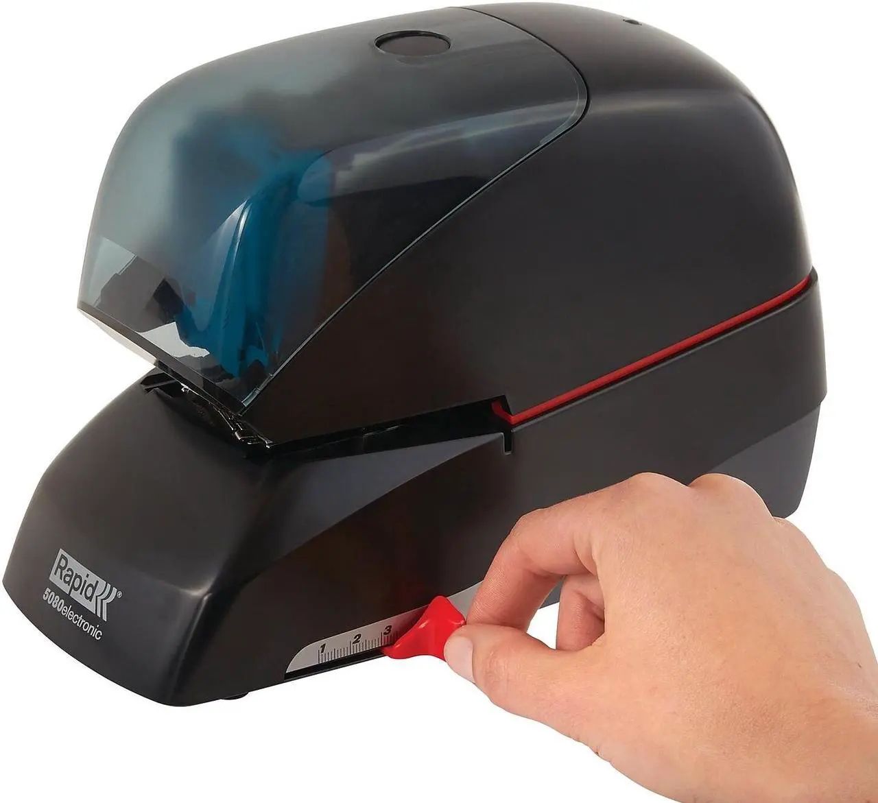 Alt view image 10 of 10 - Rapid 5080e Heavy-Duty Flat Clinch Electric Stapler 90-Sheet Capacity Black 90147