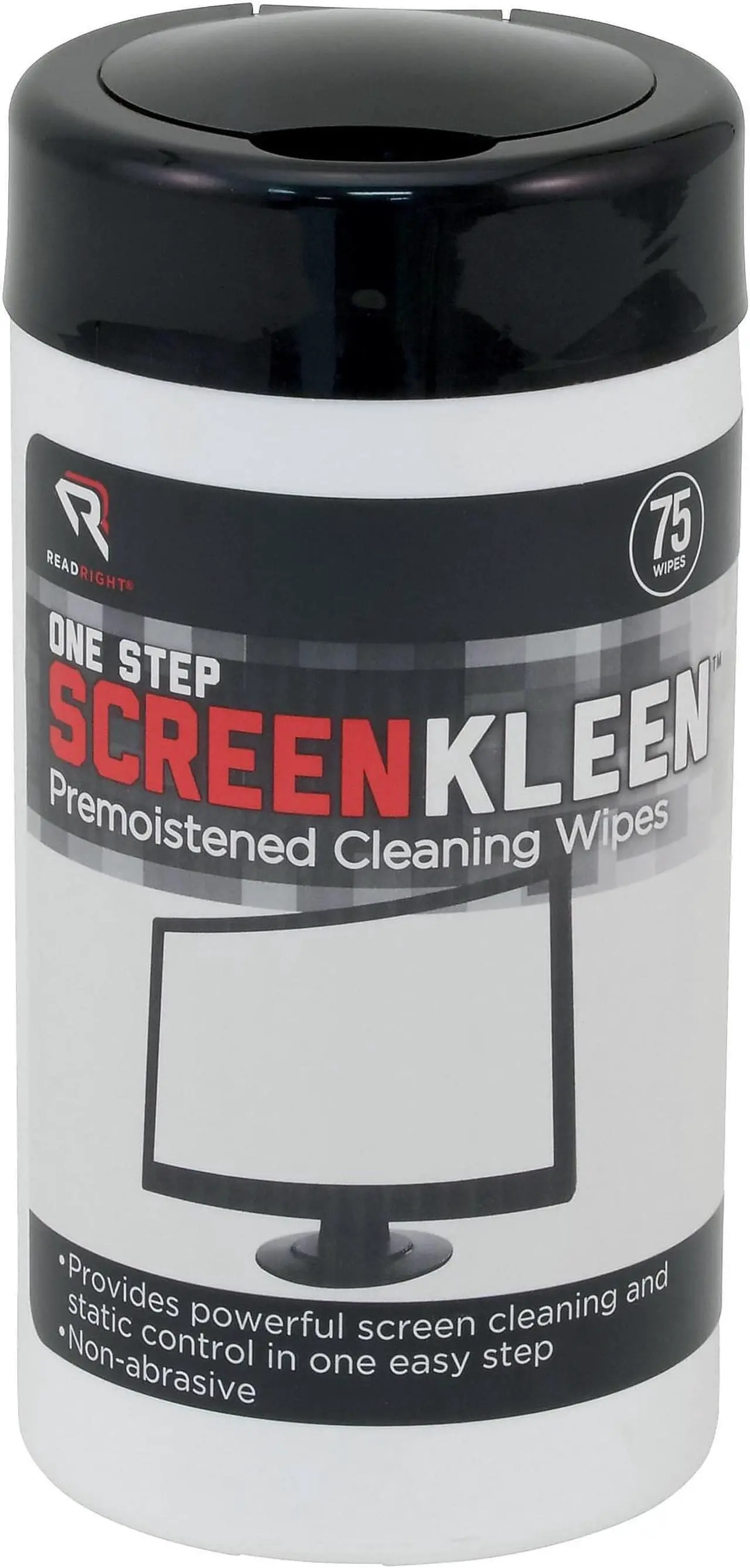Alt view image 2 of 9 - Read Right Wipes,One-Step,75/Tub RR1409