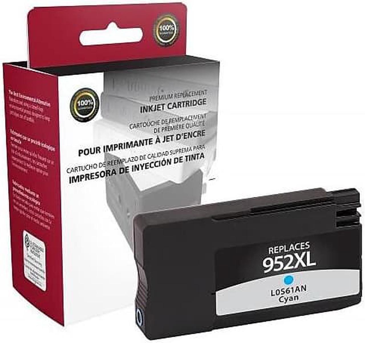 Clover ufactured High Yield Cyan Ink Cartridge for HP L0S61AN HP 952XL