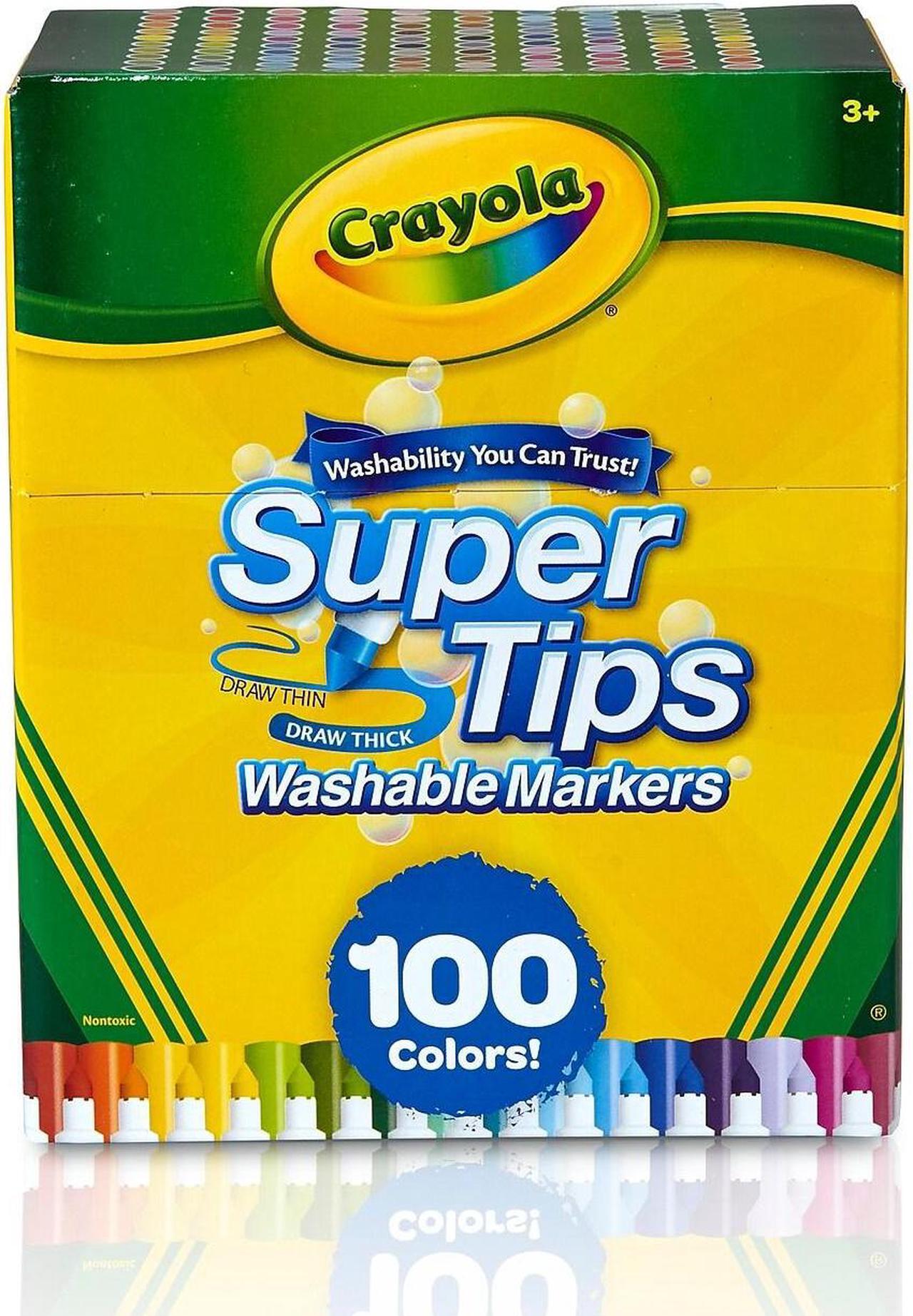 Alt view image 13 of 16 - Crayola Markers Super Tips Washable 100/ST Assorted 585100