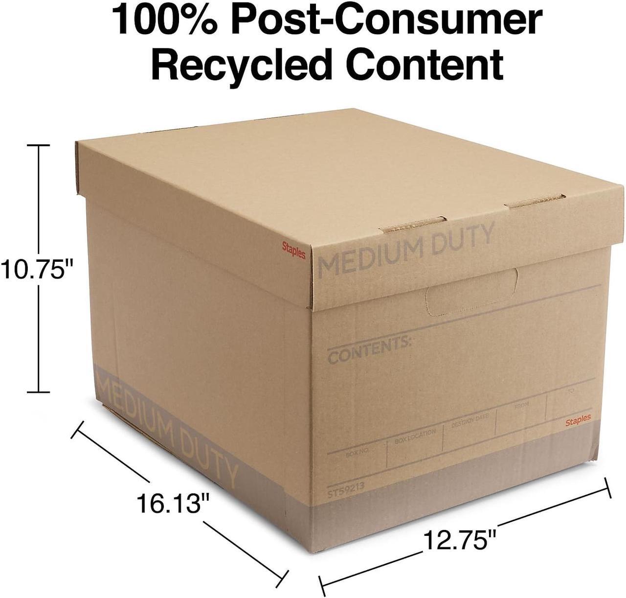 Alt view image 6 of 7 - Bankers Box Stor/File Medium-Duty Corrugated Boxes Letter/Legal Size 18368