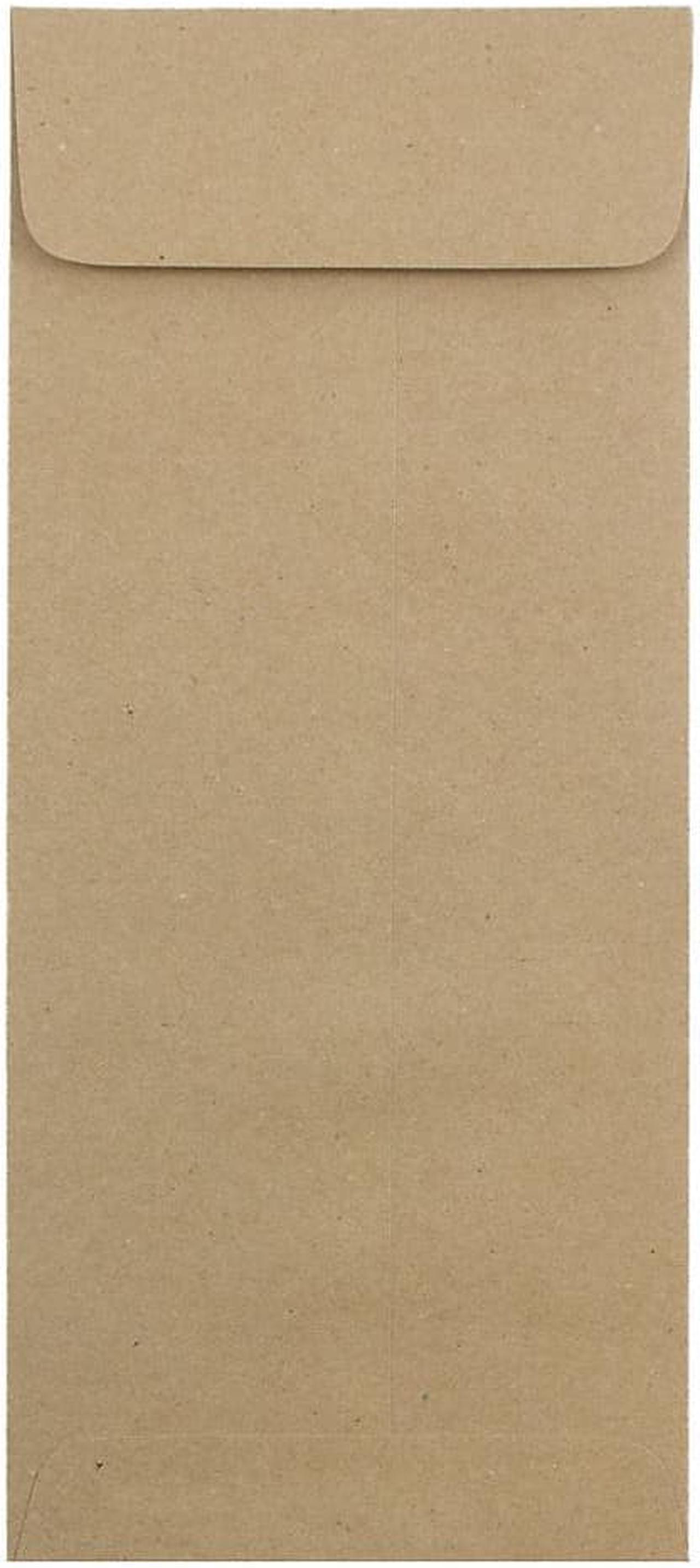 Main image of JAM Paper #14 Policy Business Envelopes 5 x 11.5 Brown Kraft Paper Bag 36317569