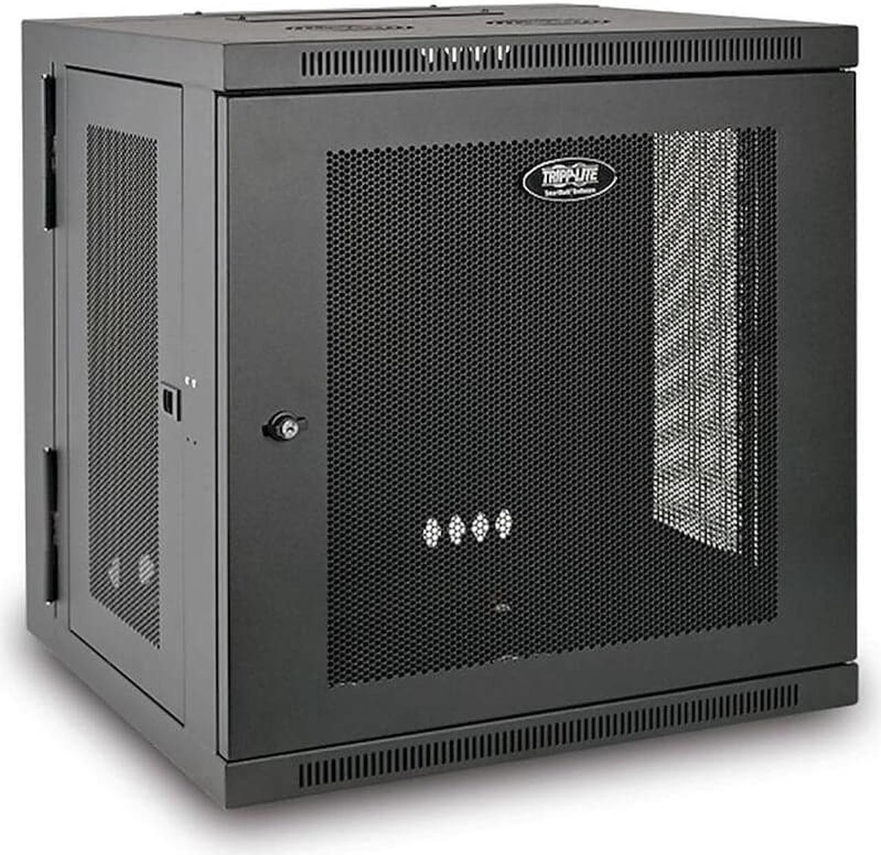 Alt view image 6 of 10 - Tripp Lite - SRW12US 12U Wall Mount Rack Enclosure Server Cabinet, Hinged, 20.5" Deep, Switch-Depth (SRW12US) black (SRW12US)