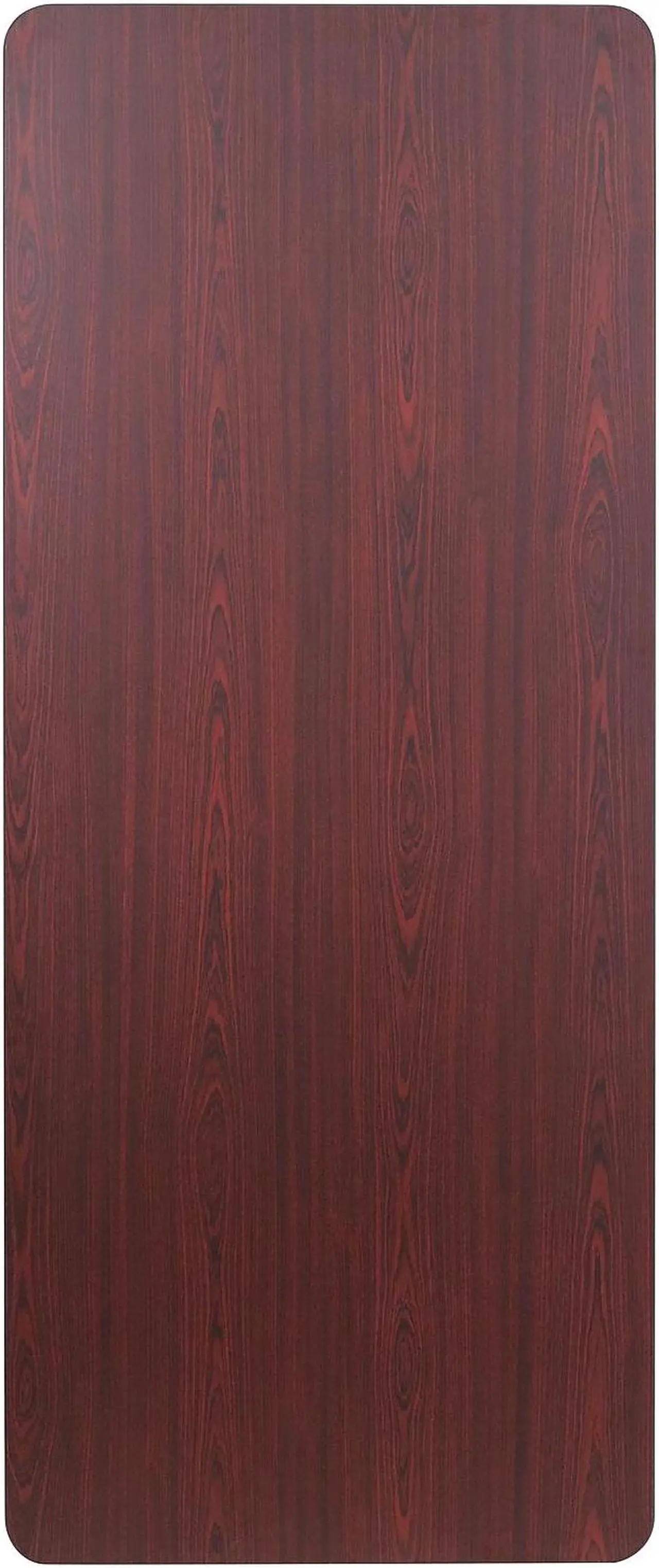 Alt view image 20 of 20 - 6-Foot High Pressure Mahogany Laminate Folding Banquet Table