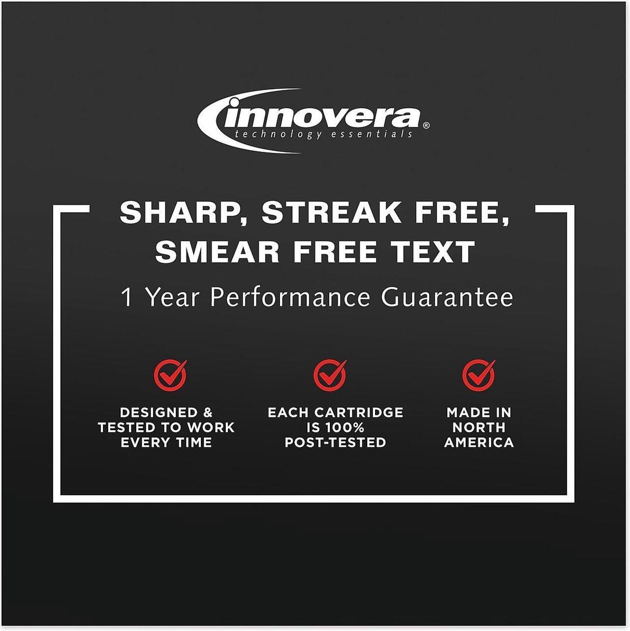 Alt view image 13 of 20 - Innovera Compatible Black High Yield Ink Cartridge (Alternative for HP 902XL/T6M14AN)
