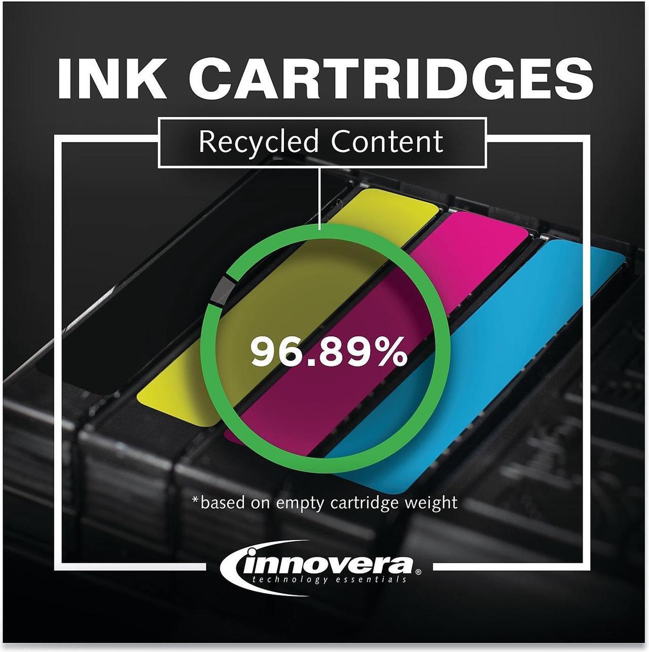 Alt view image 15 of 20 - Innovera Compatible Black High Yield Ink Cartridge (Alternative for HP 902XL/T6M14AN)