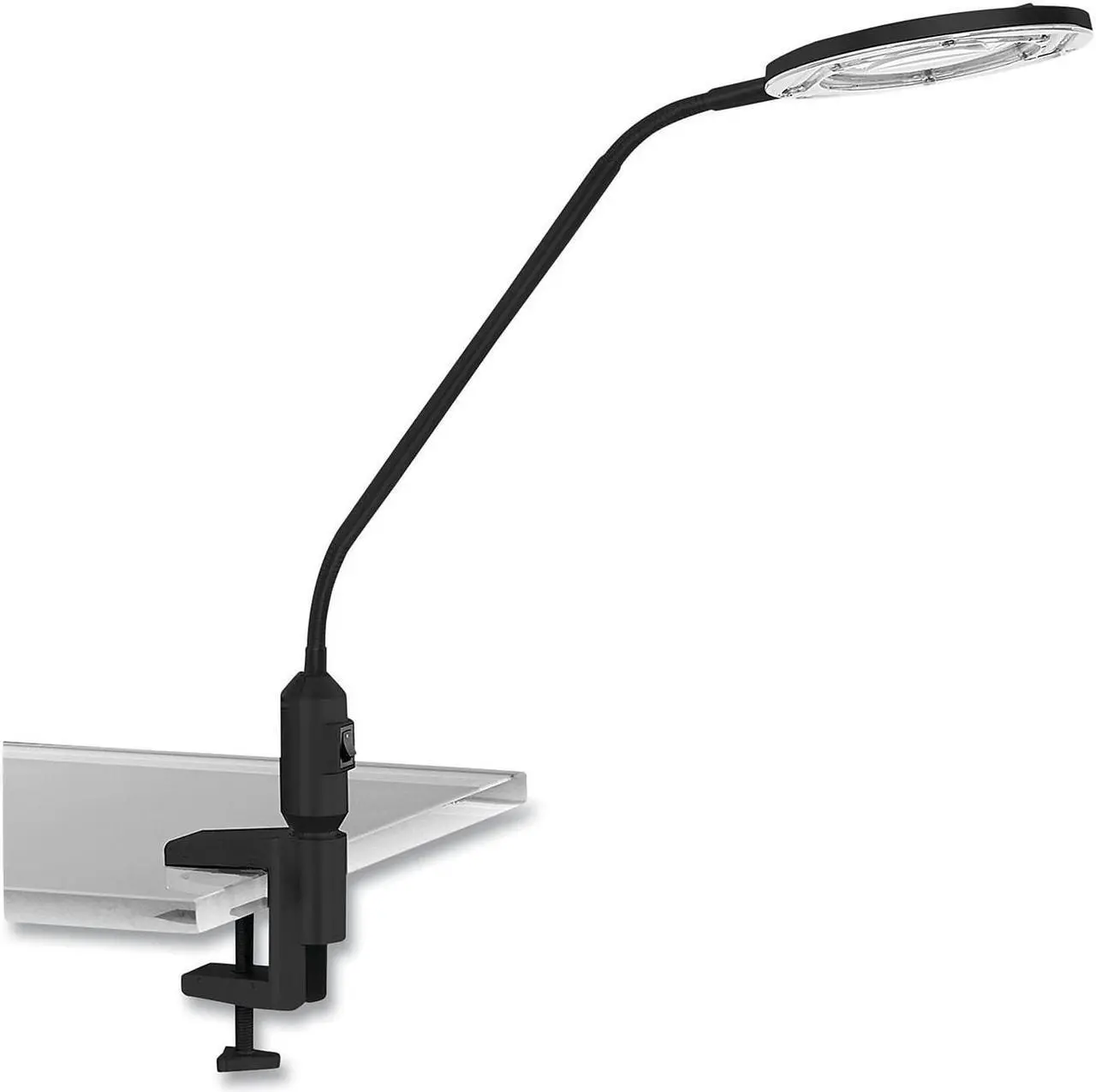Alt view image 12 of 20 - Desktop LED Magnifier Lamp, 19" High, Black ALELEDM765B
