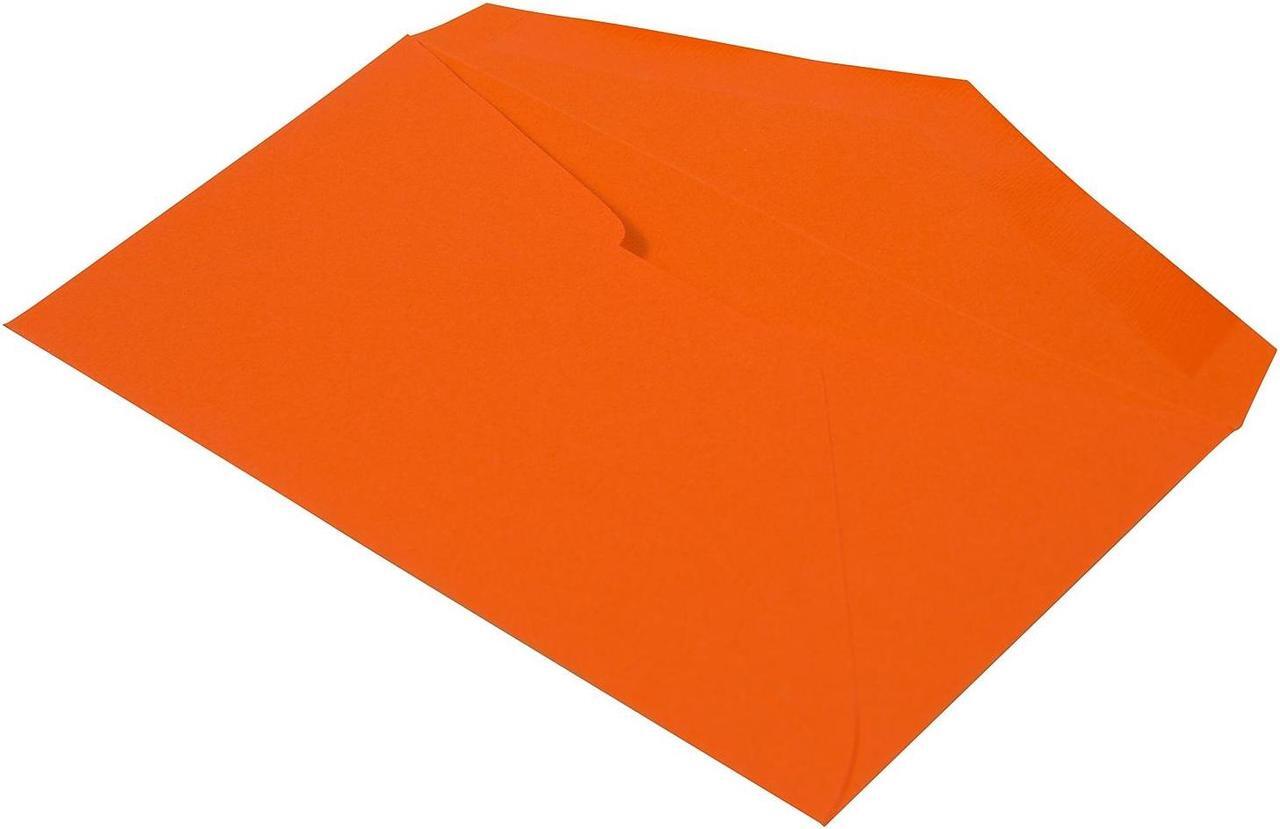 Alt view image 3 of 5 - JAM Paper Monarch Colored Envelopes 3.875 x 7.5 Orange Recycled 34097575I
