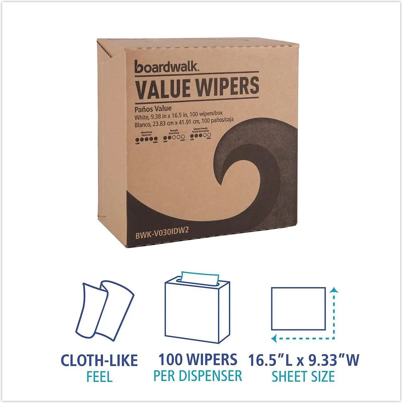 Alt view image 8 of 12 - Boardwalk Disposable Dust Mop Head w/Sewn Center Fringe Cotton/Synthetic 36w x