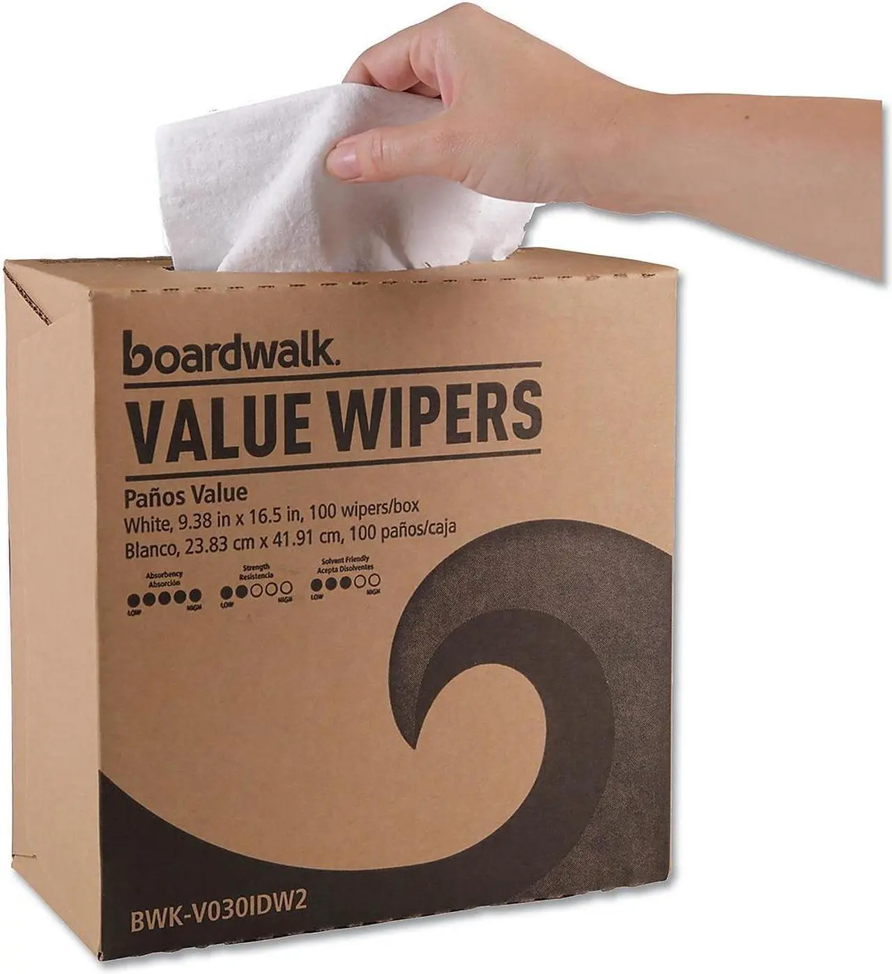 Alt view image 10 of 12 - Boardwalk Disposable Dust Mop Head w/Sewn Center Fringe Cotton/Synthetic 36w x
