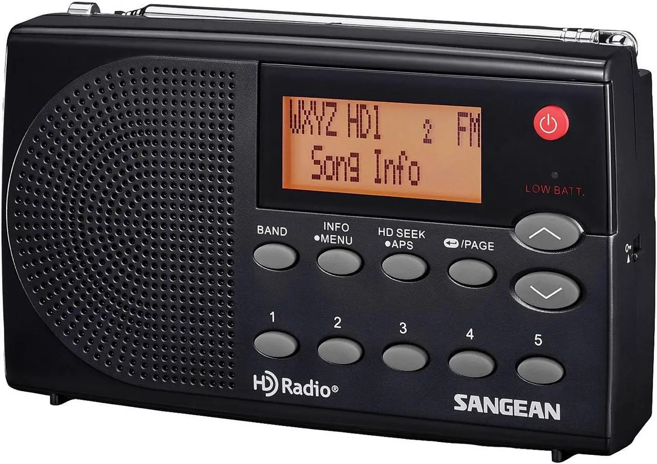 Alt view image 11 of 13 - Sangean(R) HDR-14 HD Radio(TM)/FM Stereo/AM Portable Radio