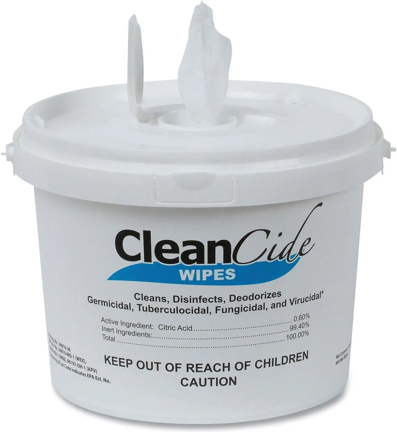Alt view image 3 of 16 - CleanCide Disinfecting Wipes Fresh Scent 400/tub