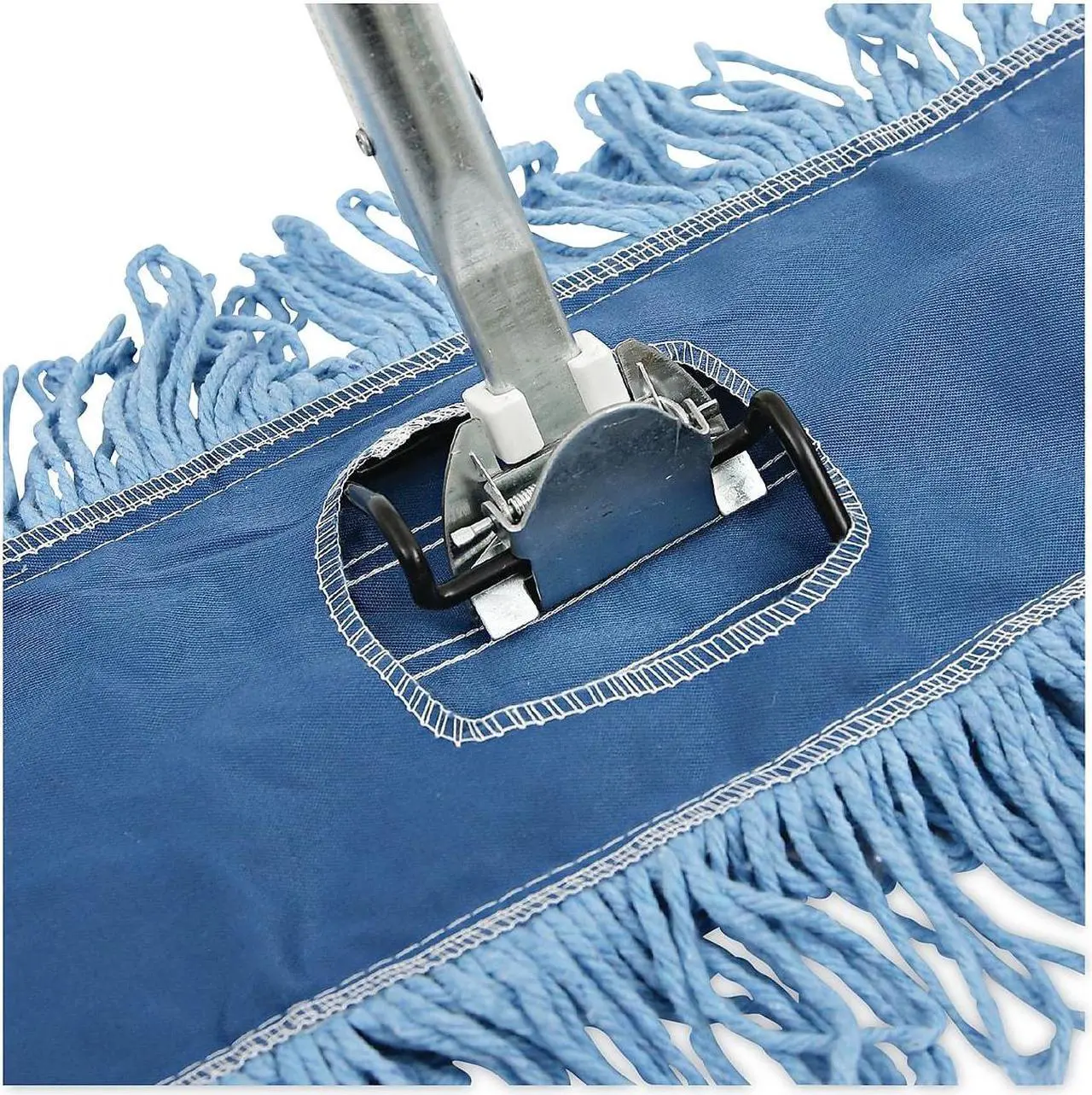 Alt view image 9 of 10 - Boardwalk Clip-On Dust Mop Frame 60w x 5d Zinc Plated 1460