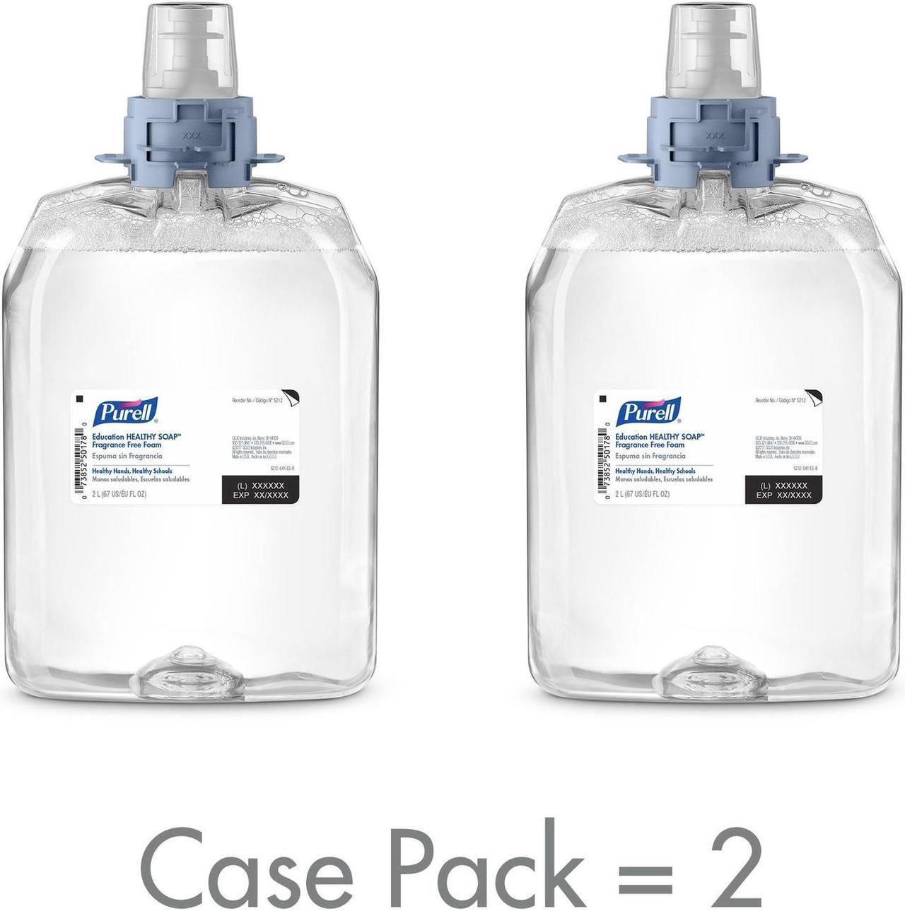 Main image of Gojo GOJ521202 Purell FMX-20 Education Fragrance Free Foam Soap, Clear
