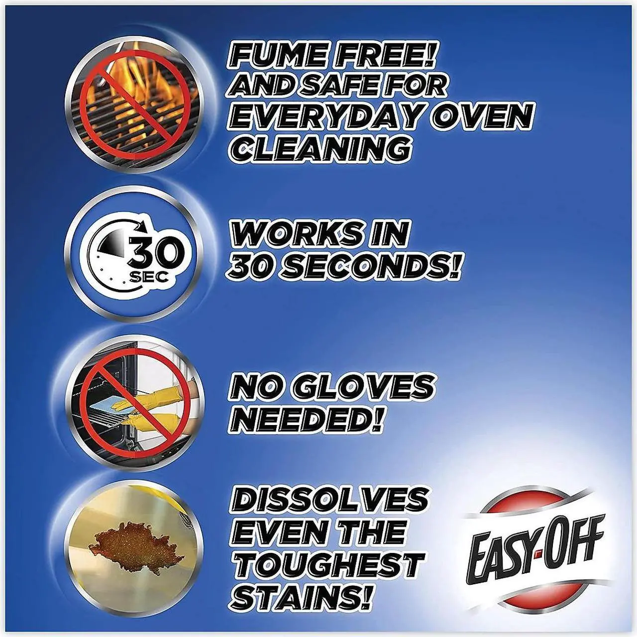Alt view image 3 of 5 - Lysol Professional EASY-OFF Fume Free Max Oven Cleaner Foam Lemon 24 oz Aerosol Spray 6/Carton 85260