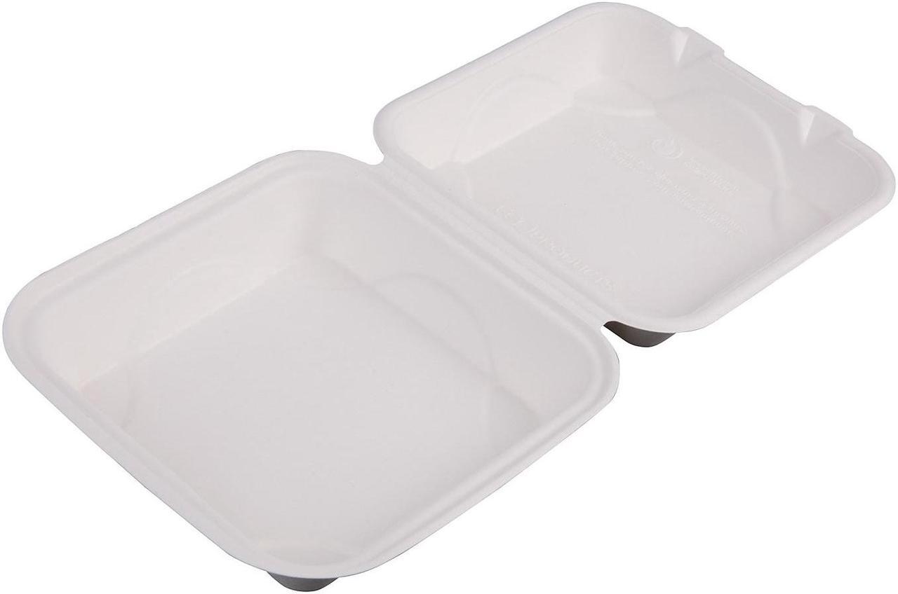 Alt view image 2 of 8 - Eco-Products Vanguard Clamshell Box 200/Carton (EP-HC81NFA) EPHC81NFA