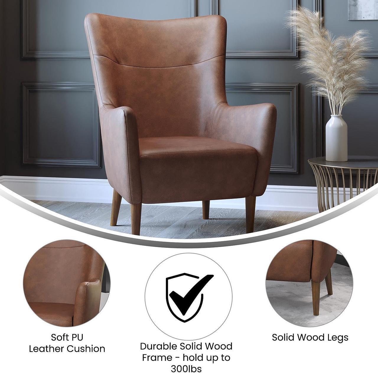 Alt view image 8 of 19 - Zula Kid's Modern Padded Armless Faux Sherpa Accent Chairs with Beechwood Legs in Gray